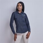Ladies Long Sleeve Eastwood Denim Shirt