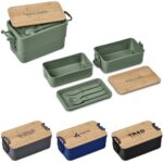 Urban Terrain Lakeside Double Layer Lunch Box & Cutlery Set