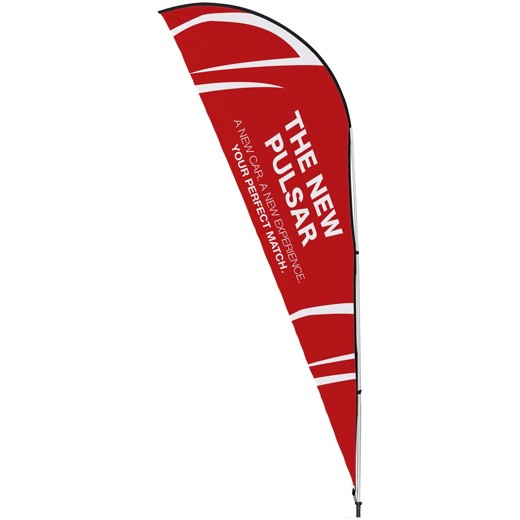 Legend 2M Sublimated Sharkfin Double-Sided Flying Banner - 1 complete unit - Image 7