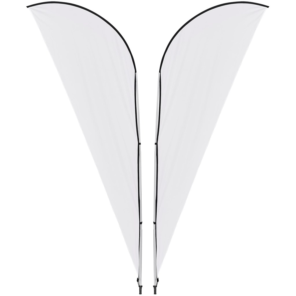 Legend 2M Sublimated Sharkfin Double-Sided Flying Banner - 1 complete unit - Image 10