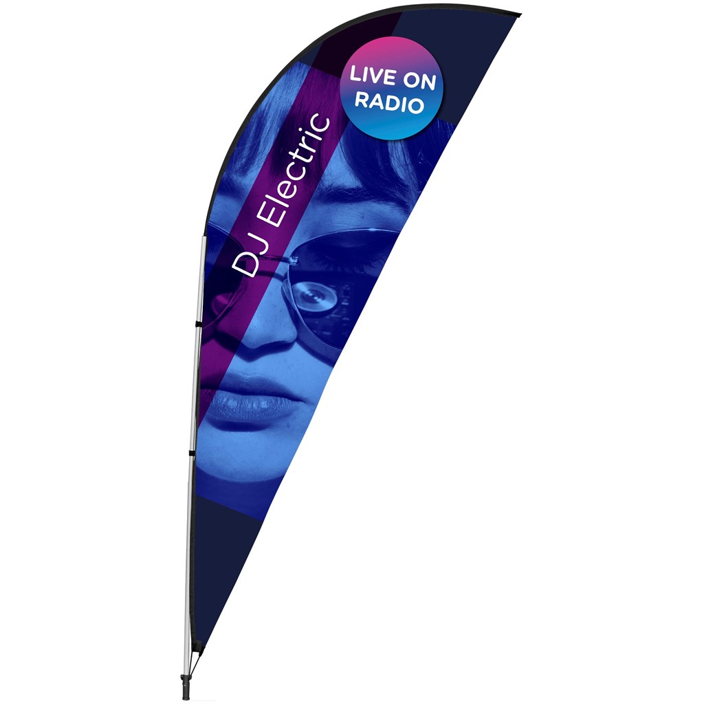 Legend 3M Sublimated Sharkfin Double-Sided Flying Banner - 1 complete unit - Image 4