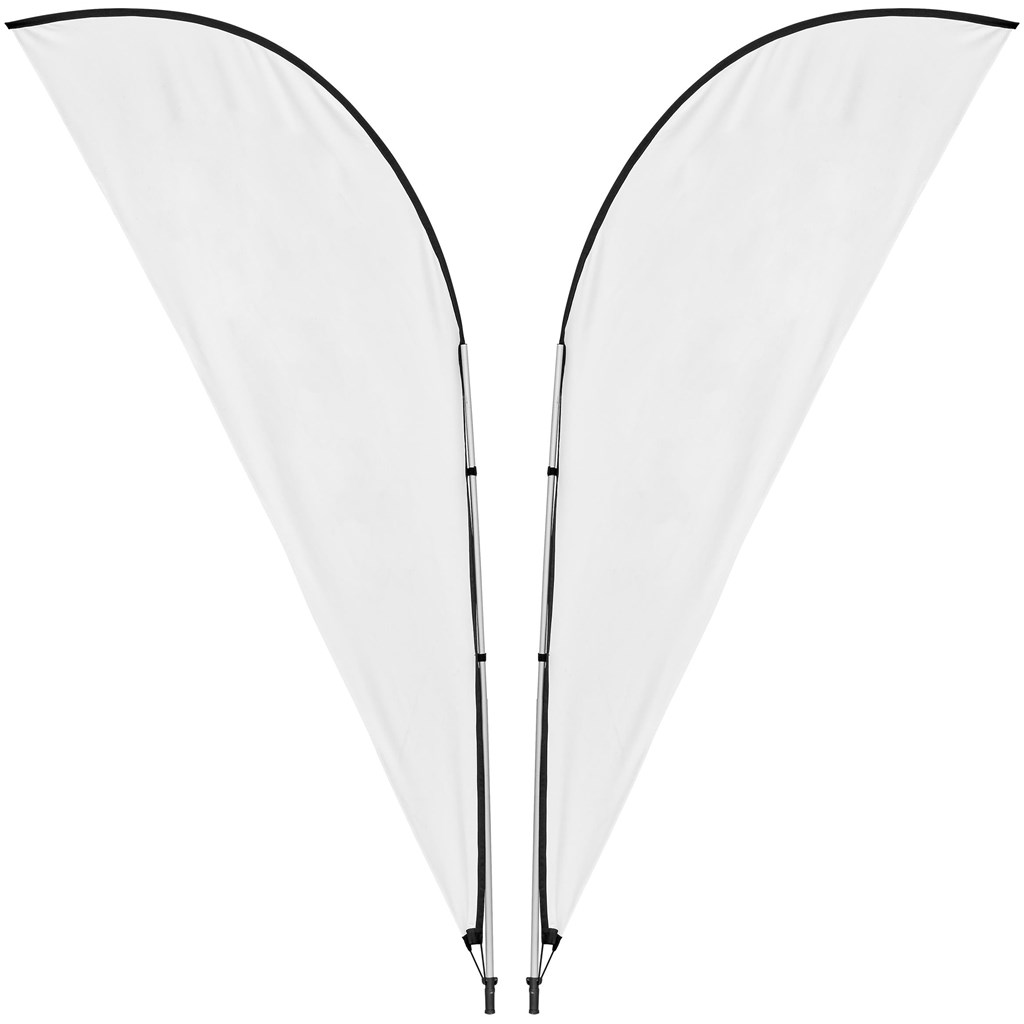 Legend 3M Sublimated Sharkfin Double-Sided Flying Banner - 1 complete unit - Image 10