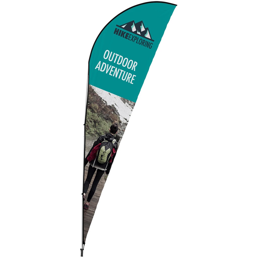 Legend 4M Sublimated Sharkfin Double-Sided Flying Banner - 1 complete unit - Image 3