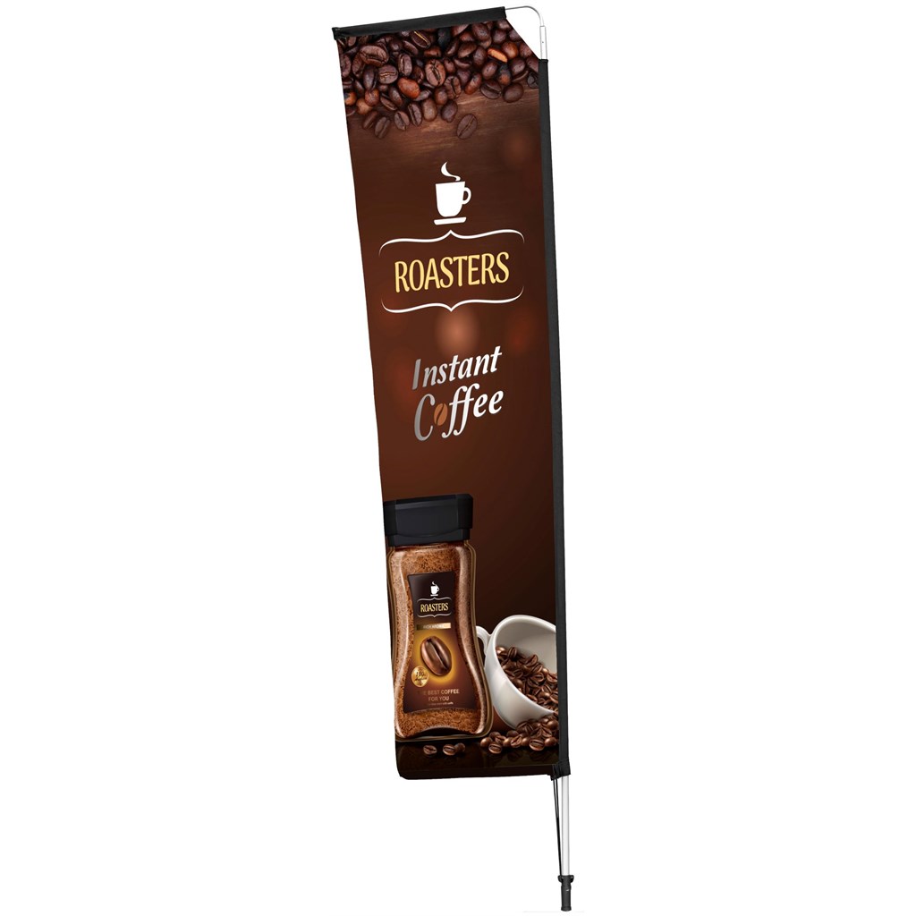 Legend 3M Sublimated Telescopic Double-Sided Flying Banner - 1 complete unit - Image 9