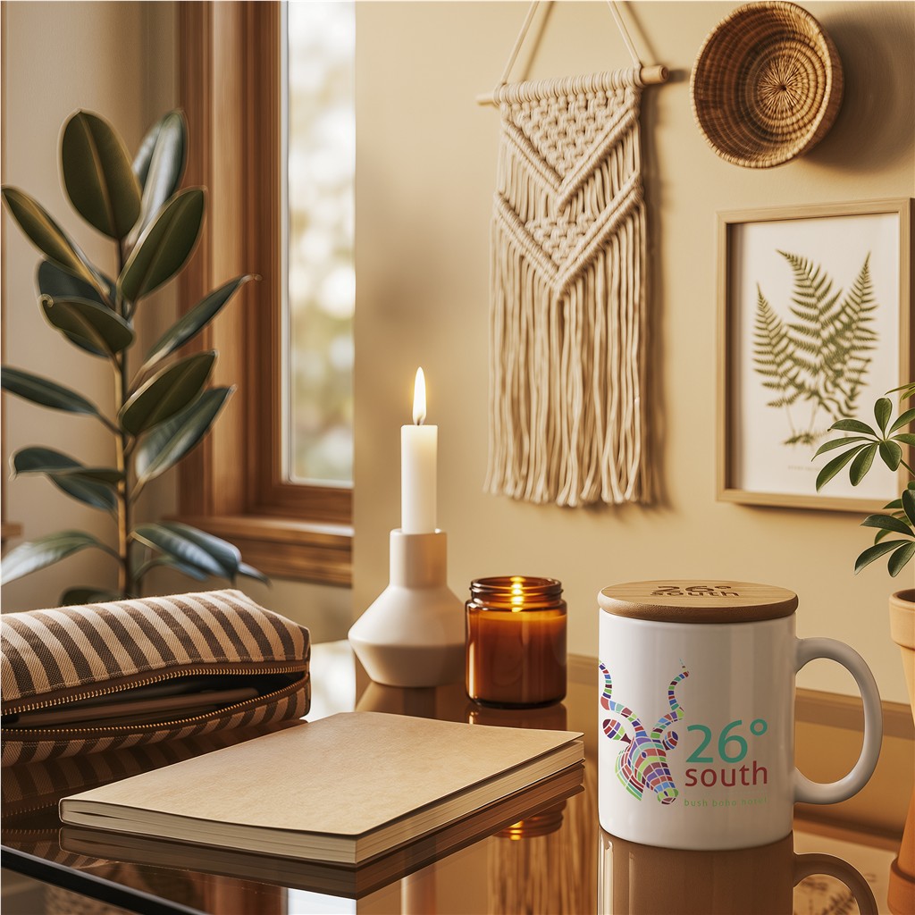 Okiyo Sozo Bamboo & Ceramic Sublimation Coffee Mug - 330ml - Image 21