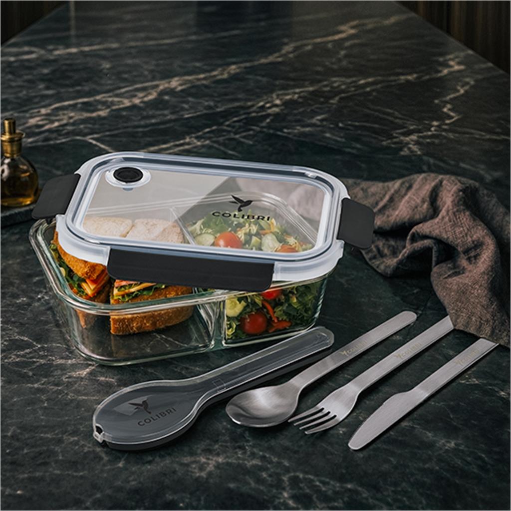 Serendipio Mealmate Lunch Box & Cutlery Set - Image 2
