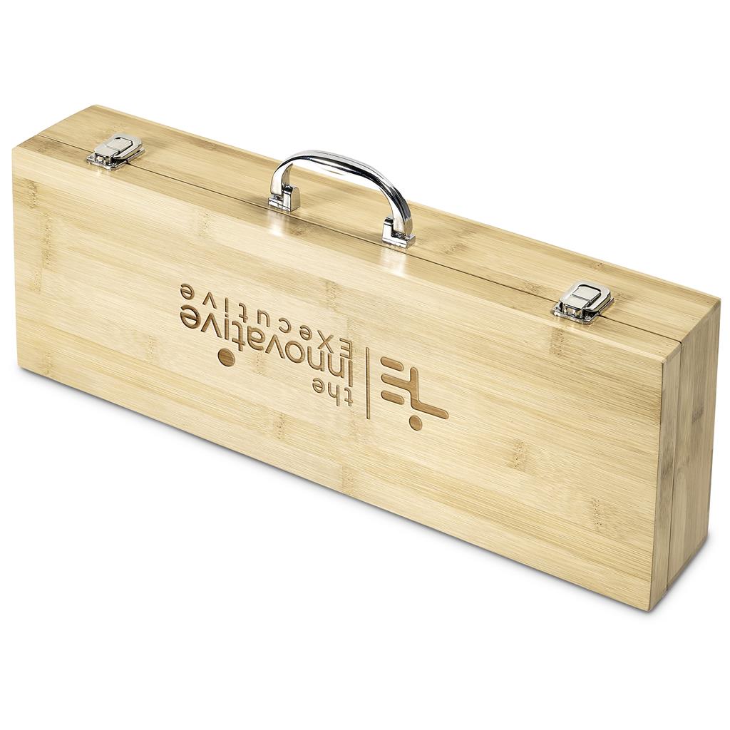 Okiyo Yakiniku Bamboo 5-Piece Braai Set - Image 8