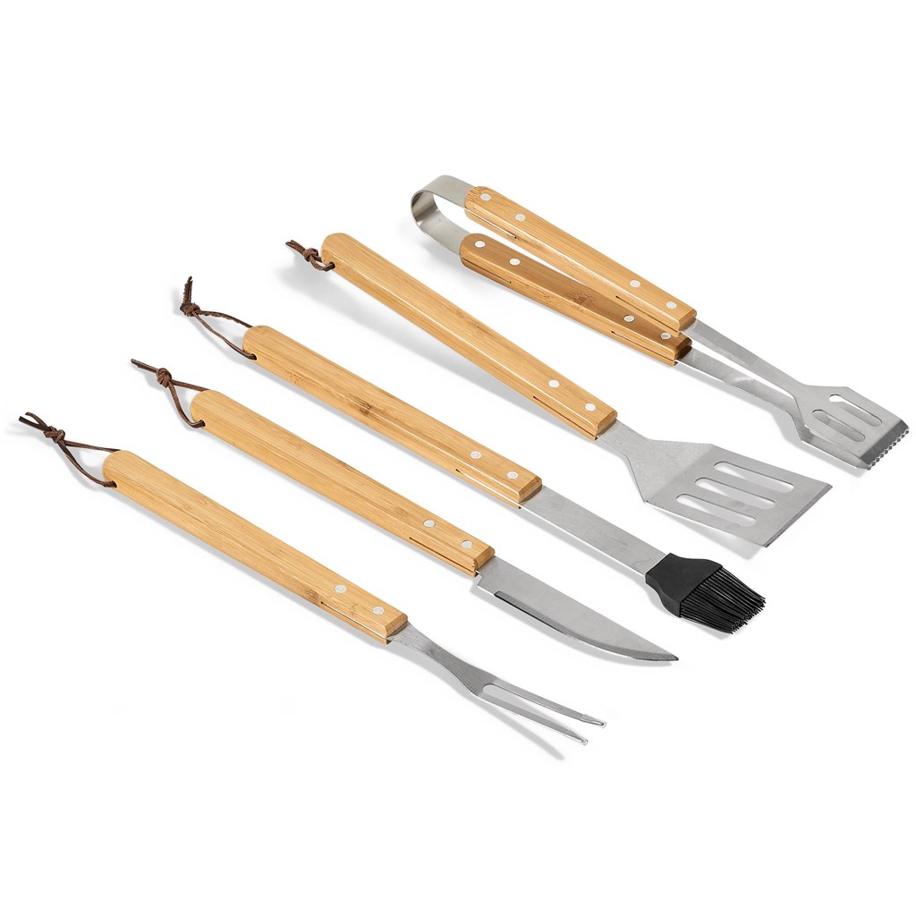 Okiyo Yakiniku Bamboo 5-Piece Braai Set - Image 14