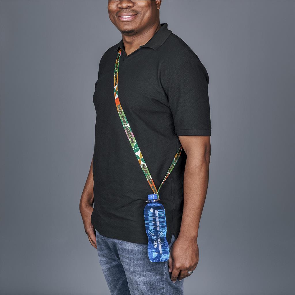 Altitude Aqua Crossbody Double-Sided Sublimated Satin Bottle Lanyard - Image 4