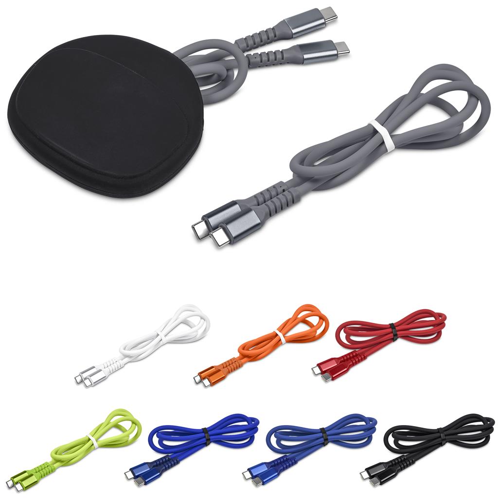 Altitude Mable Fast Charge Type-C to Type-C Charging Cable in Pouch - Image 4
