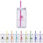 Altitude Mina Plastic Tumbler and Straw - 550ml