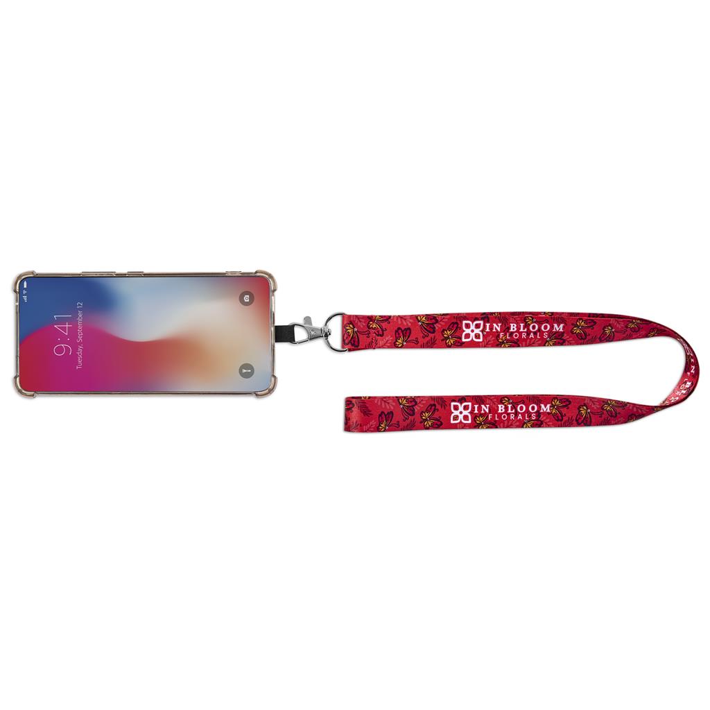 Altitude Firenze Double-Sided Sublimated Satin Phone Lanyard - Image 3