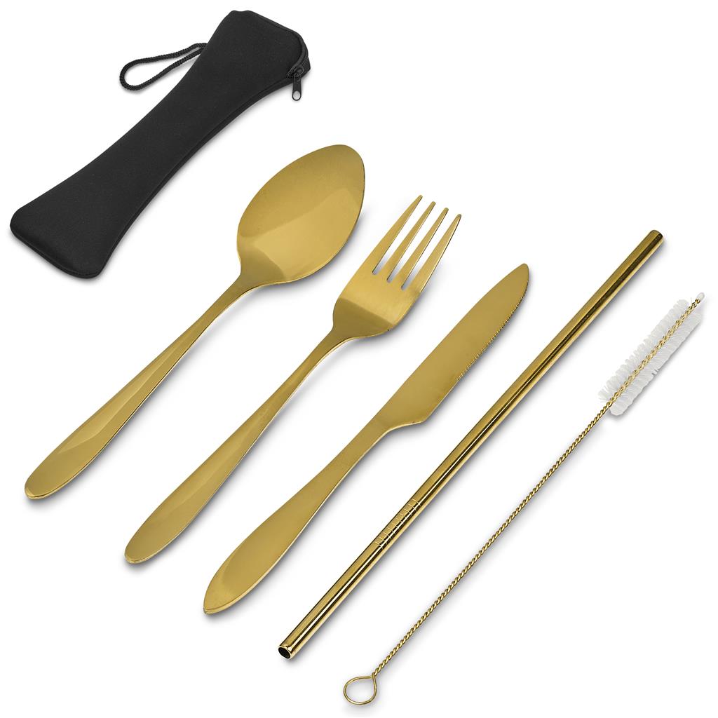 Serendipio Golden Cutlery Set - Image 3