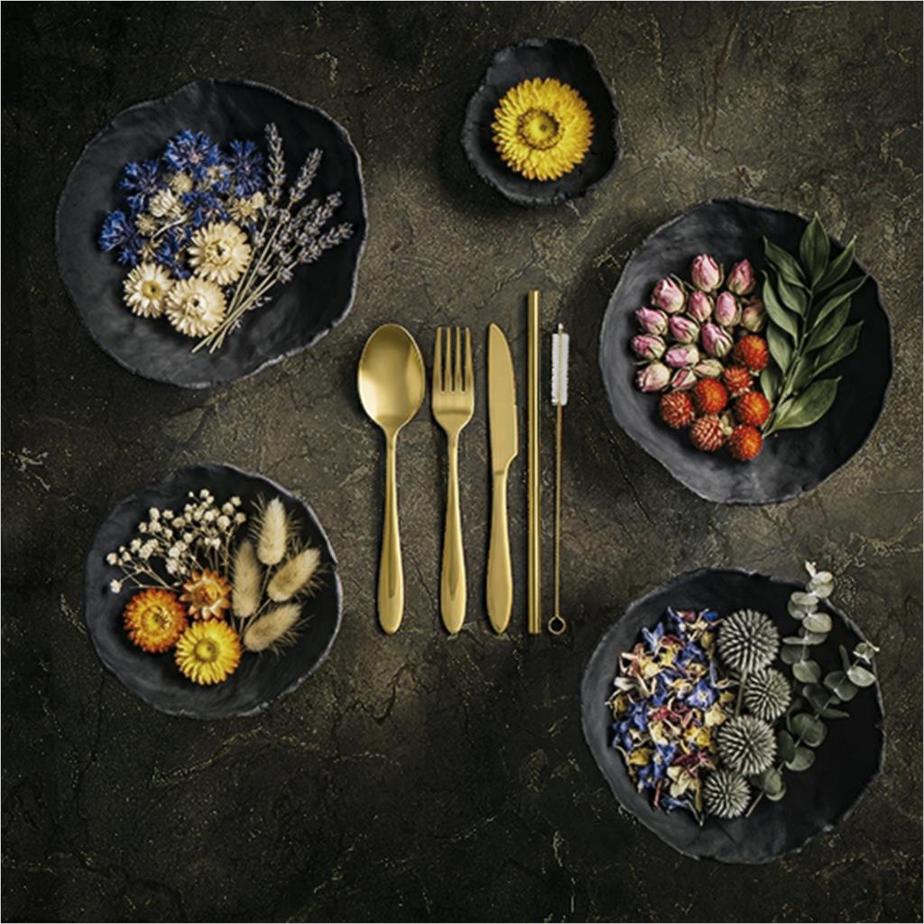 Serendipio Golden Cutlery Set - Image 5