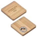 Altitude Drifter Bamboo Bottle Opener Coaster