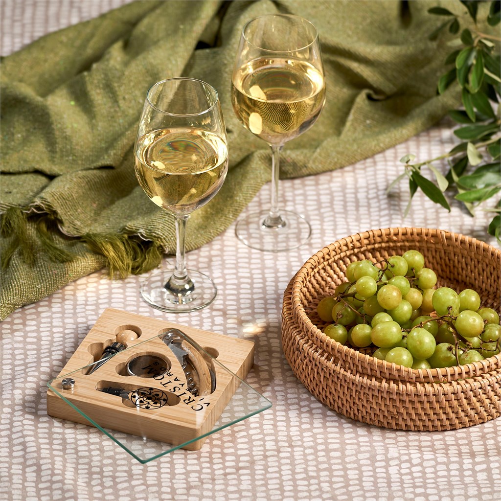 Okiyo Budonoki Bamboo Wine Accessories set - Image 8
