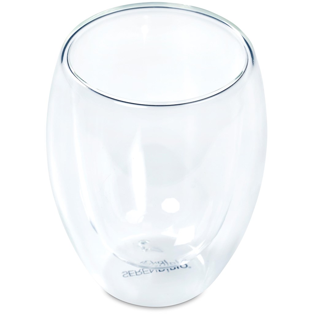 Serendipio Lorenzo Glass Double-Wall Cup - 350ml - Image 7