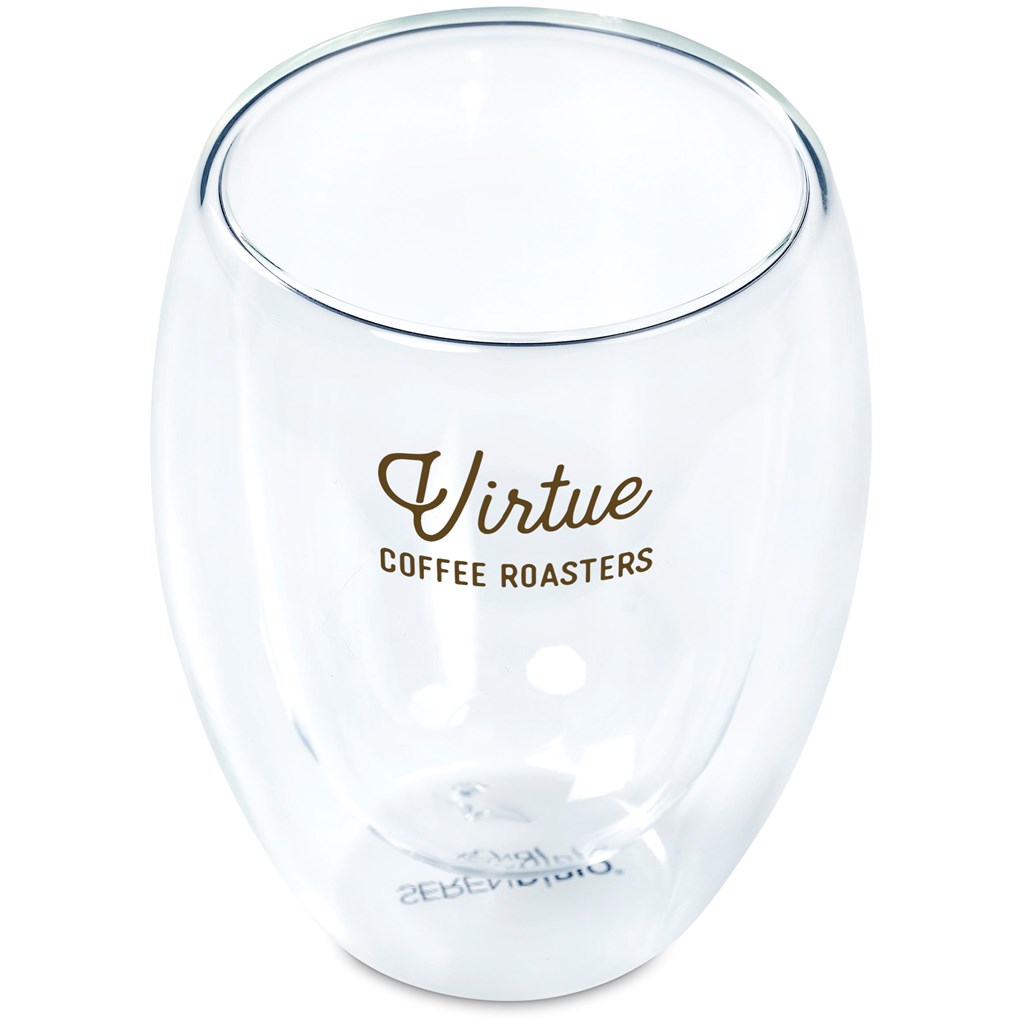 Serendipio Lorenzo Glass Double-Wall Cup - 350ml - Image 5