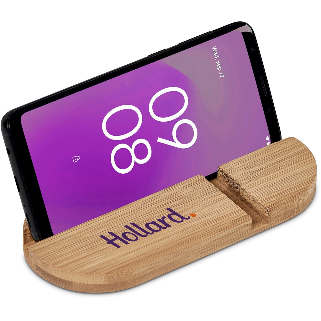 Okiyo Kurosu Bamboo Phone Stand - Image 15