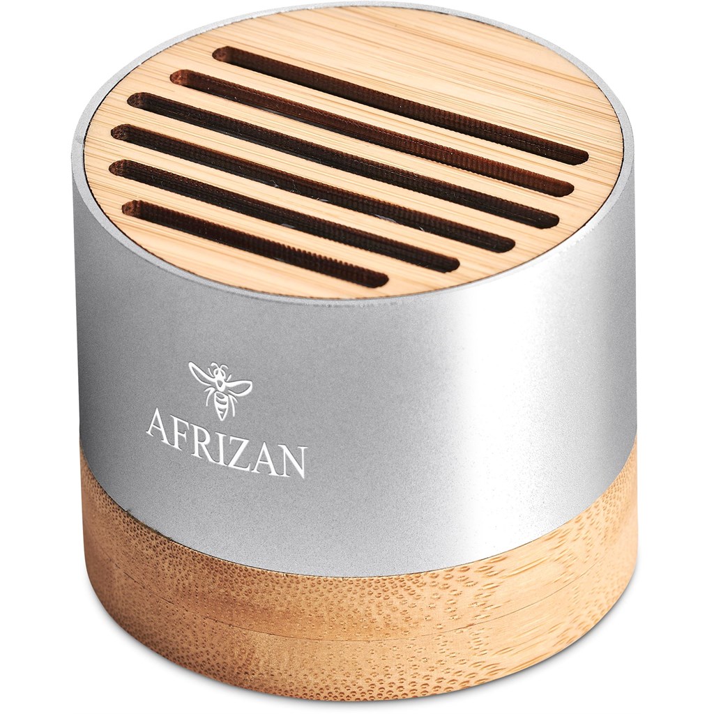 Okiyo Utau Bamboo & Recycled Aluminium Bluetooth Speaker - Image 2