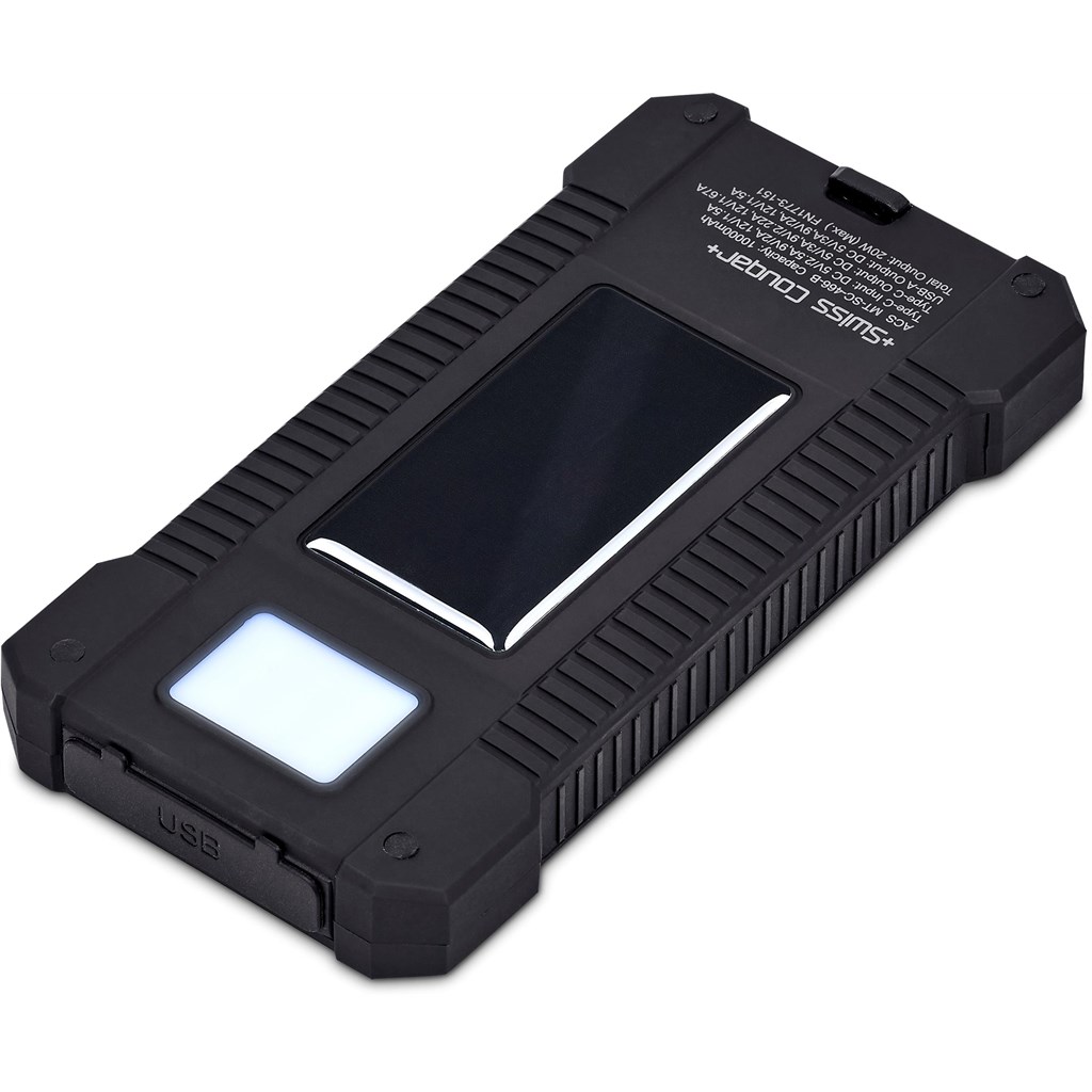 Swiss Cougar Durban Fast Charge 20W Solar Power Bank -10 000mAh - Image 11