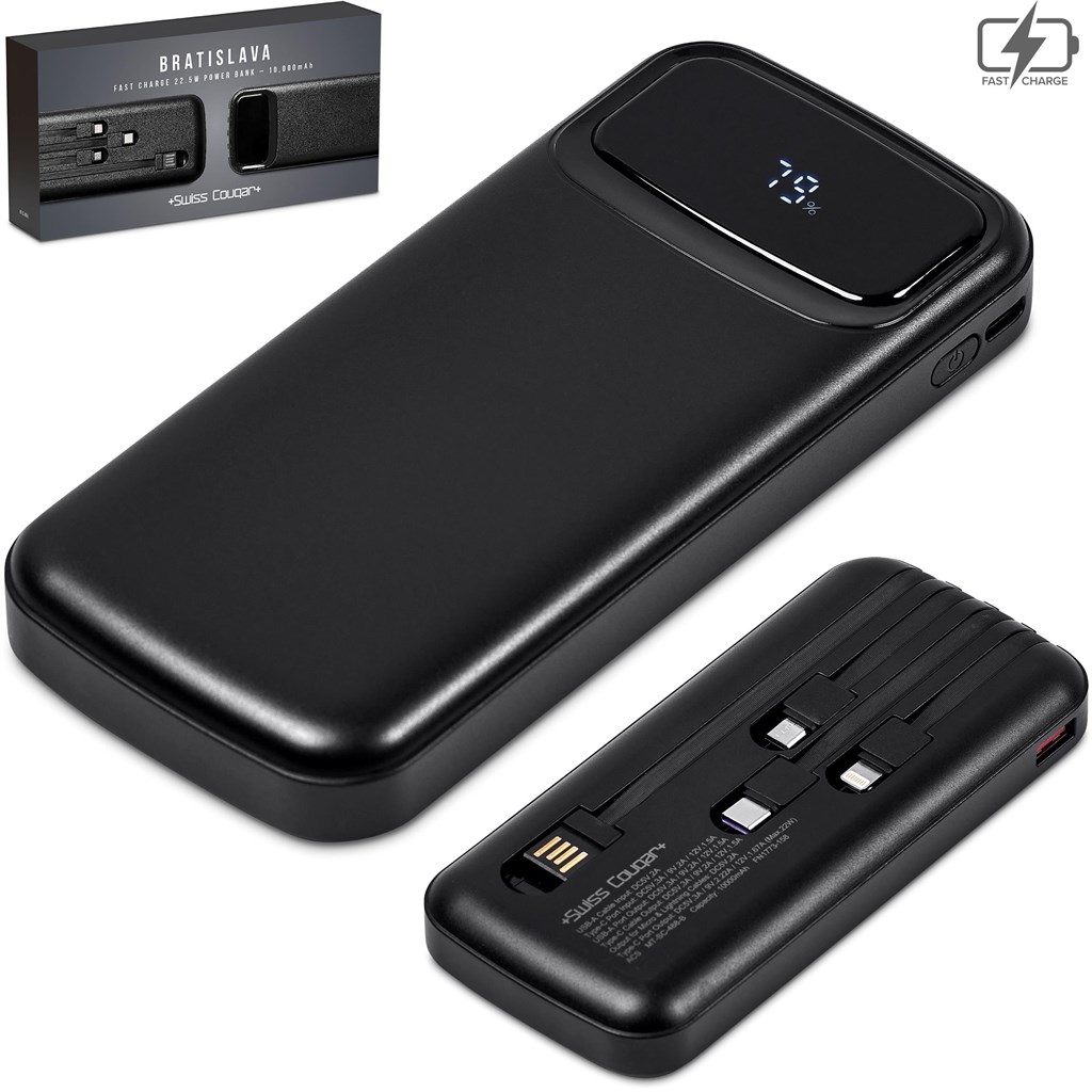 Swiss Cougar Bratislava Fast Charge 22.5W Power Bank - 10 000mAh - Image 11
