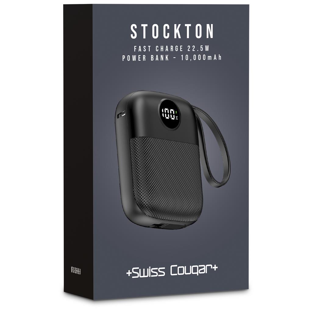 Swiss Cougar Stockton Fast Charge 22.5W Power Bank - 10 000mAh - Image 3
