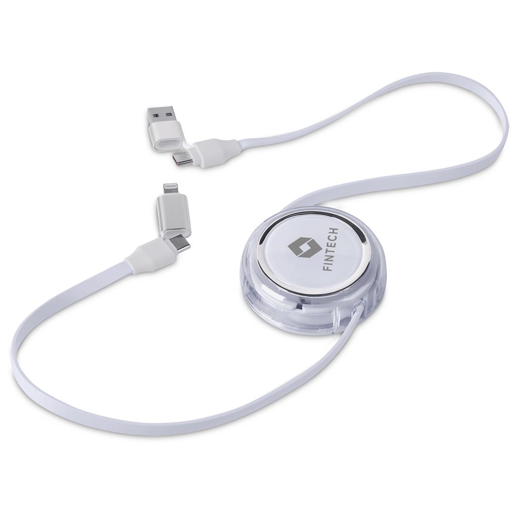 Swiss Cougar Luanda 4-in-1 Retractable Fast Charge 240W Power Delivery Cable - Image 4