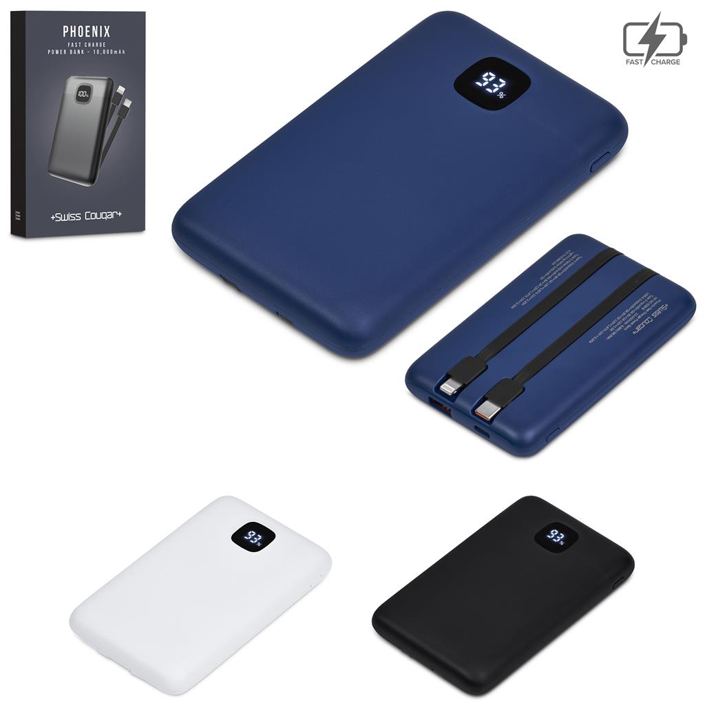 Swiss Cougar Phoenix Fast Charge 22.5W Power Bank - 10 000mAh - Image 6