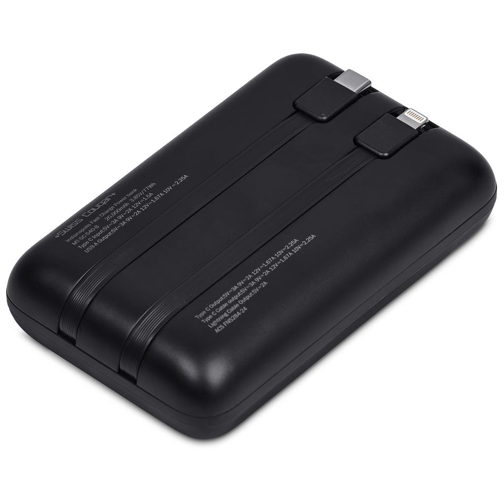 Swiss Cougar Indianapolis Fast Charge 22.5W Power Bank - 20 000mAh - Image 2