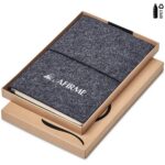 Okiya Rika Recycled Felt Soft Cover notebook