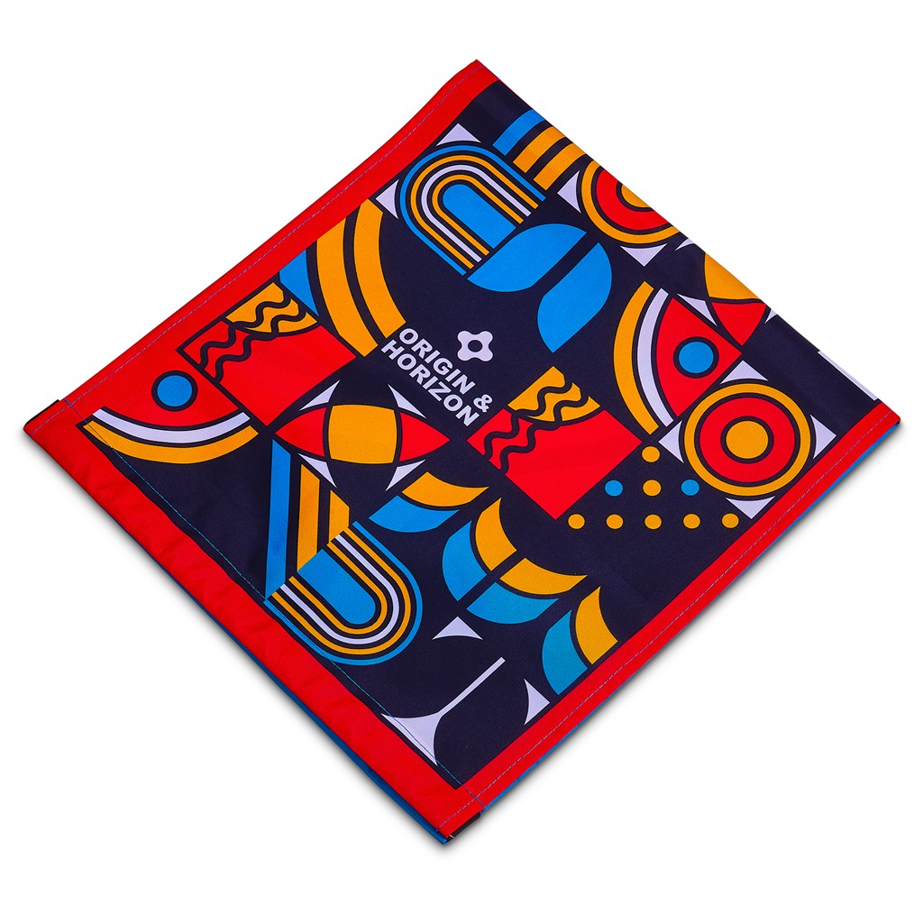 Pre-Printed Sample Hoppla Attendee Polyester Chair Back Cover - Image 6