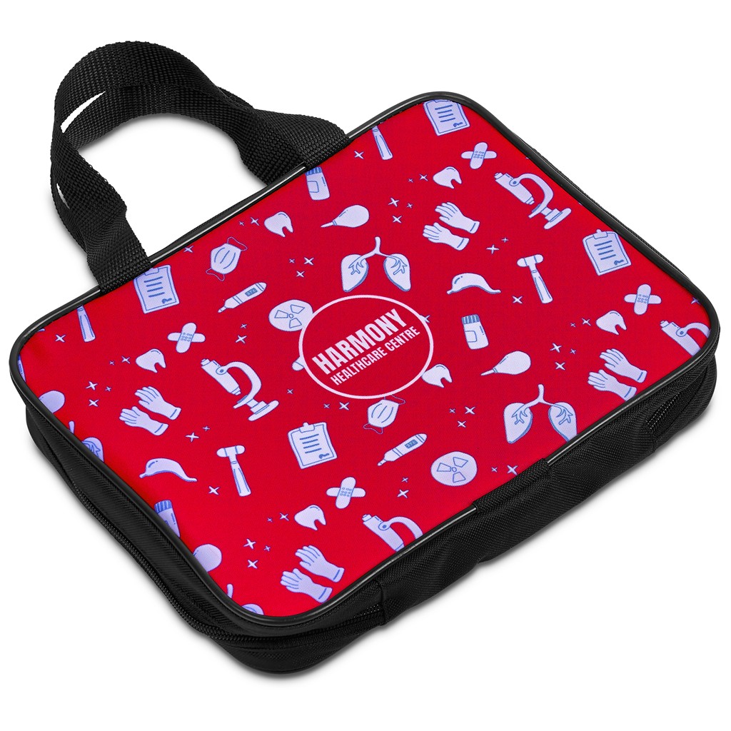 Pre-Printed Sample Hoppla Hero Polyester First Aid Carry Bag - Image 3