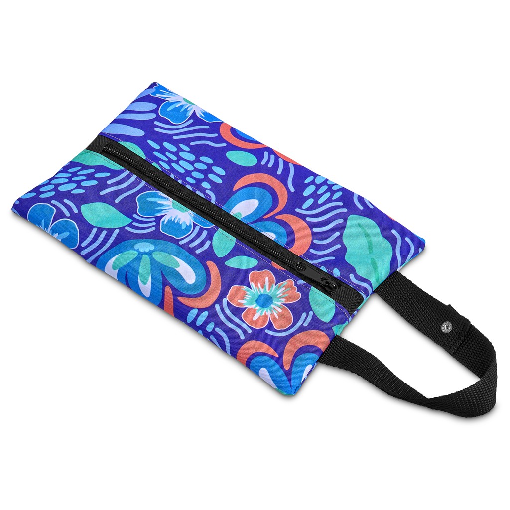 Pre-Production Sample Hoppla Hanki Polyester Travel Tissue Pouch - Image 10