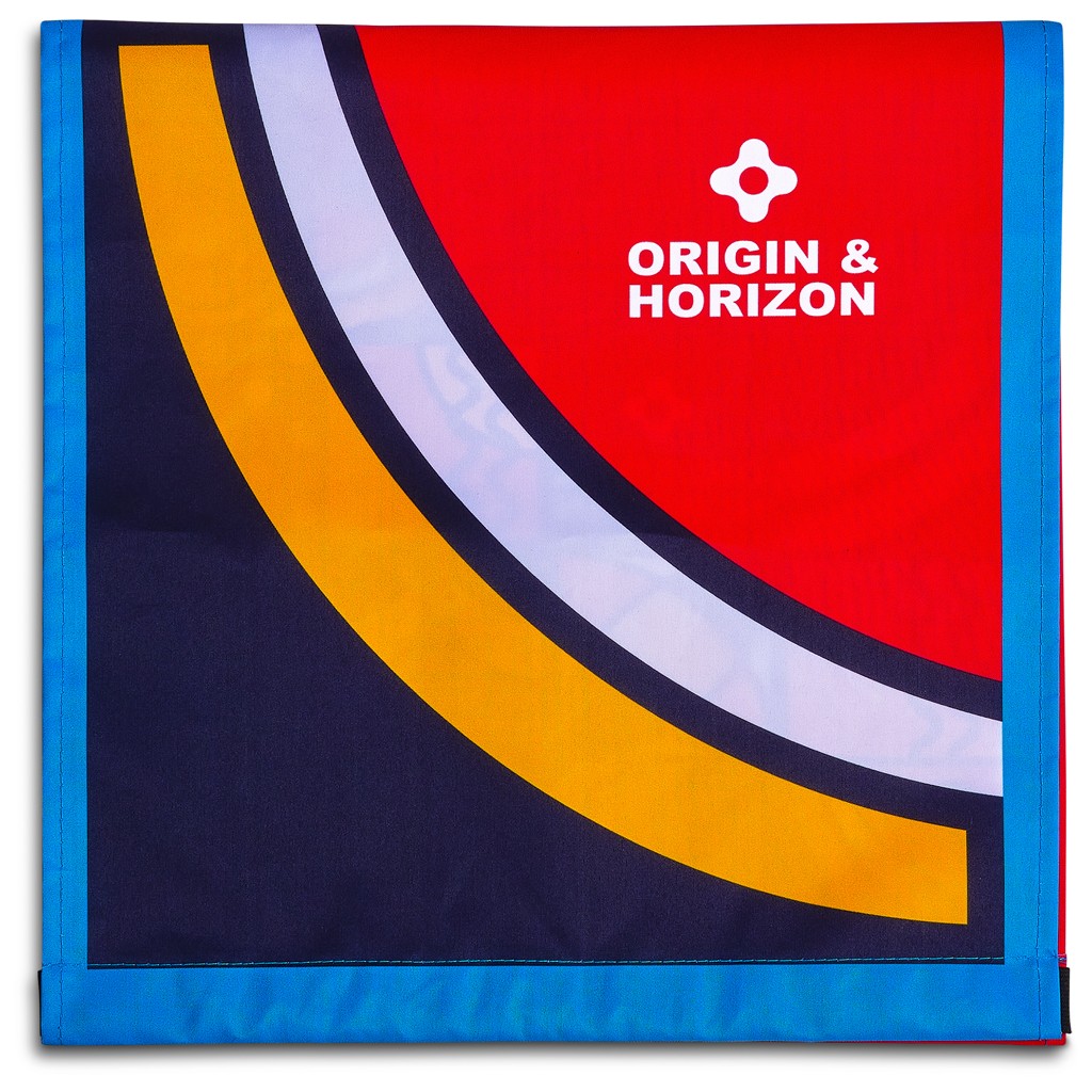 Pre-Production Sample Hoppla Attendee Polyester Chair Back Cover - Image 5