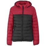 Ladies Kyoto Two-Tone Jacket - Black Red