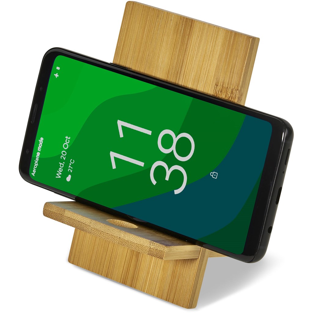Okiyo Ekslens Bamboo Phone Stand - Image 11