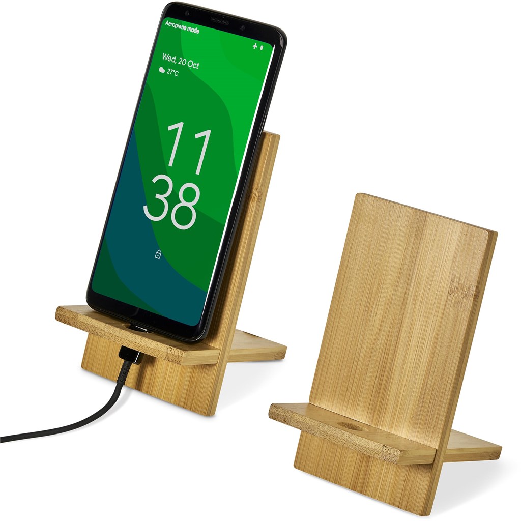 Okiyo Ekslens Bamboo Phone Stand - Image 12