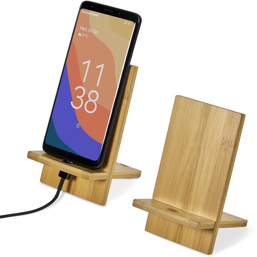Okiyo Ekslens Bamboo Phone Stand - Image 8