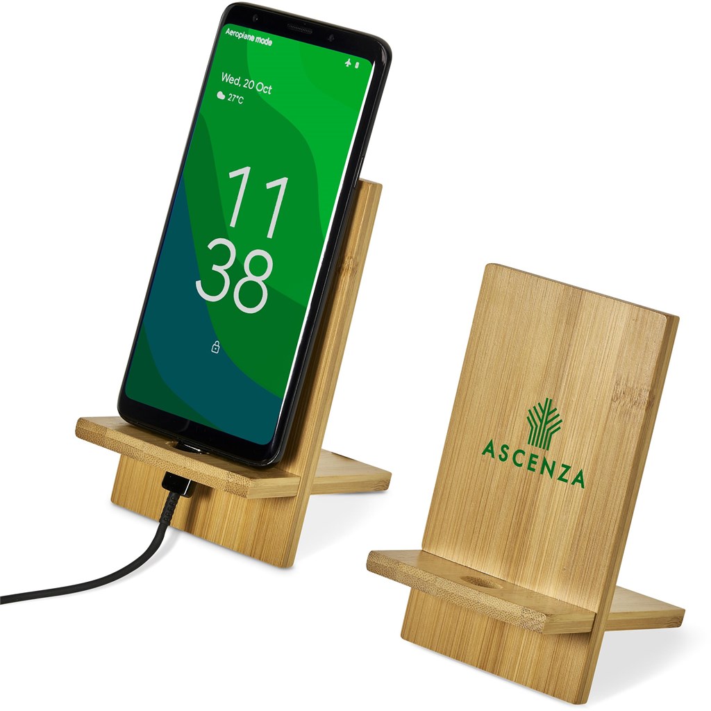 Okiyo Ekslens Bamboo Phone Stand - Image 6