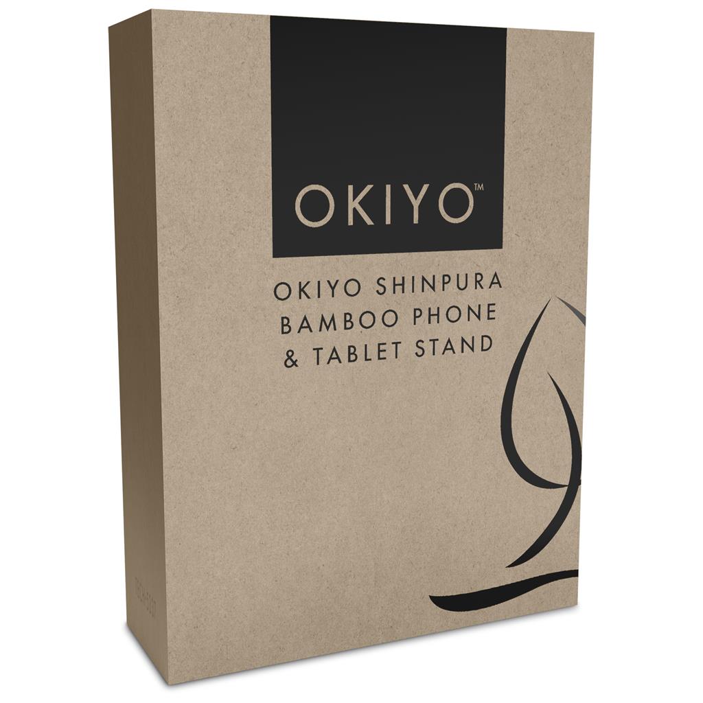 Okiyo Shinpura Bamboo Phone & Tablet Stand - Image 9