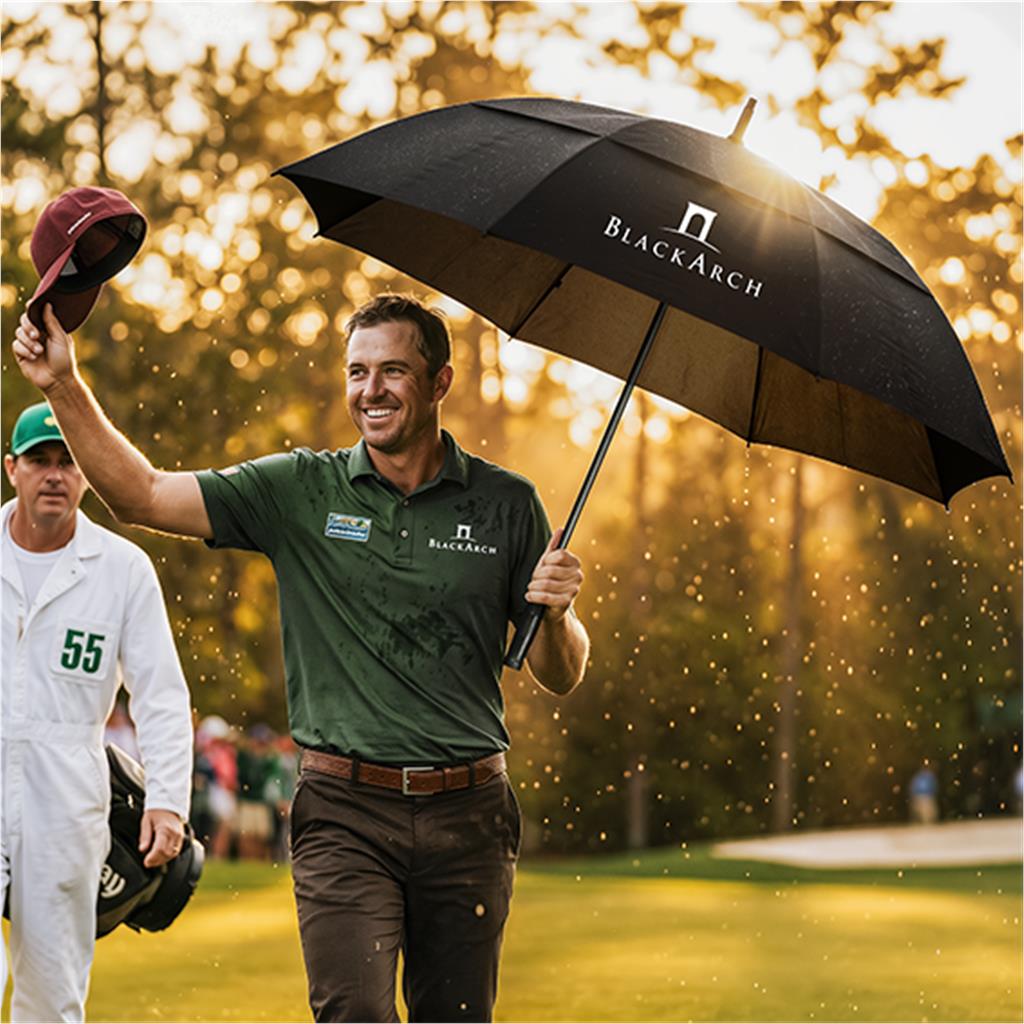 Alex Varga Taranis Auto-Open Golf Umbrella - Image 4