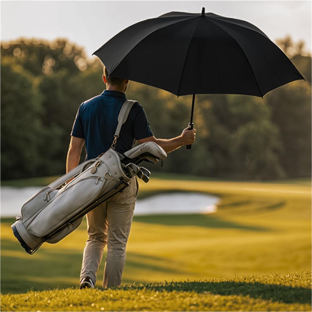 US Basic Hankley Auto-Open Golf Umbrella - Image 2