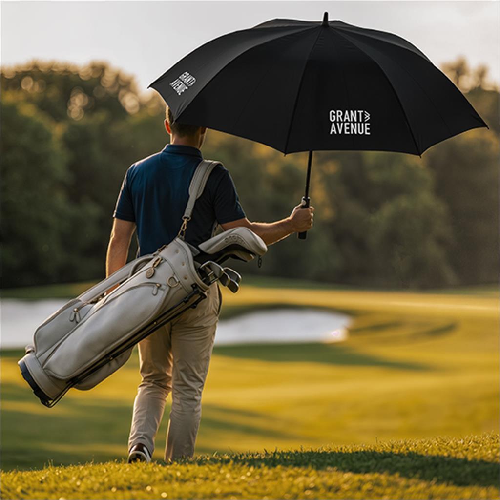 US Basic Hankley Auto-Open Golf Umbrella - Image 3