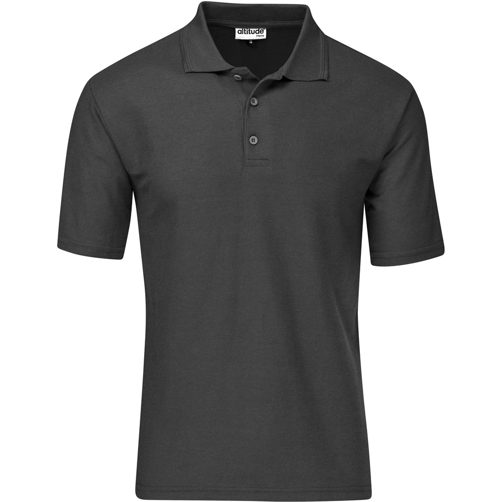 Mens Basic Pique Golf Shirt - Image 3