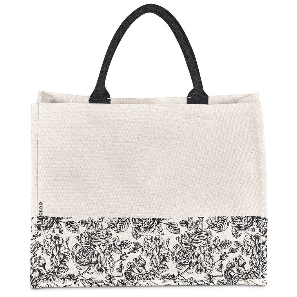 Okiyo Hana Printed Cotton Tote - Image 8