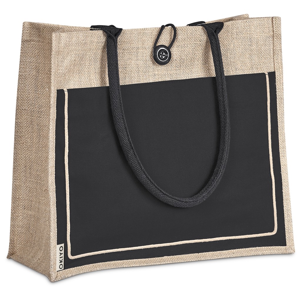Okiyo Umi Jute & Cotton Tote - Image 7