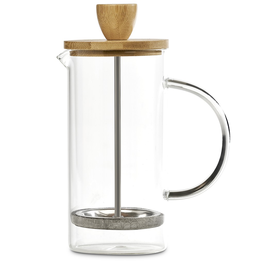Okiyo Osu Glass & Bamboo Coffee Plunger - 350ml - Image 8