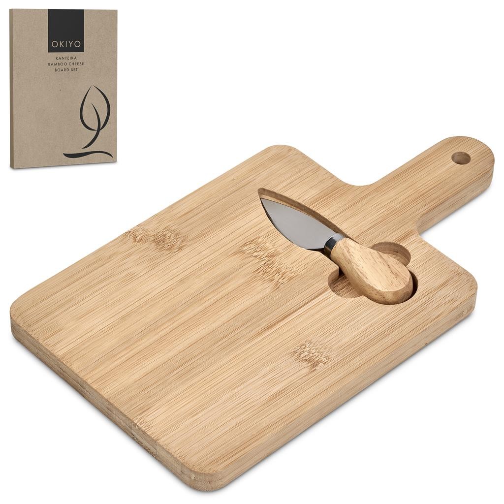 Okiyo Kanteika Bamboo Cheese Board Set - Image 10