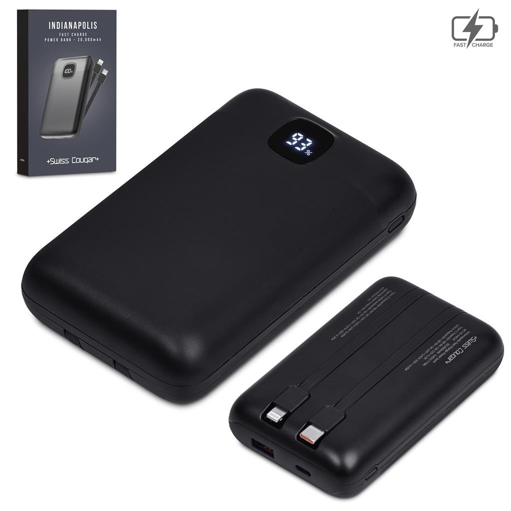 Swiss Cougar Indianapolis Fast Charge 22.5W Power Bank - 20 000mAh - Image 15